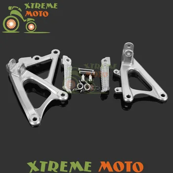 

Aluminum Motorbike Front Rider Footrests Foot Peg Rests Pedals Tripod Brackets Mount For Yamaha YZF R1 2009 2010 2011 09 10 11