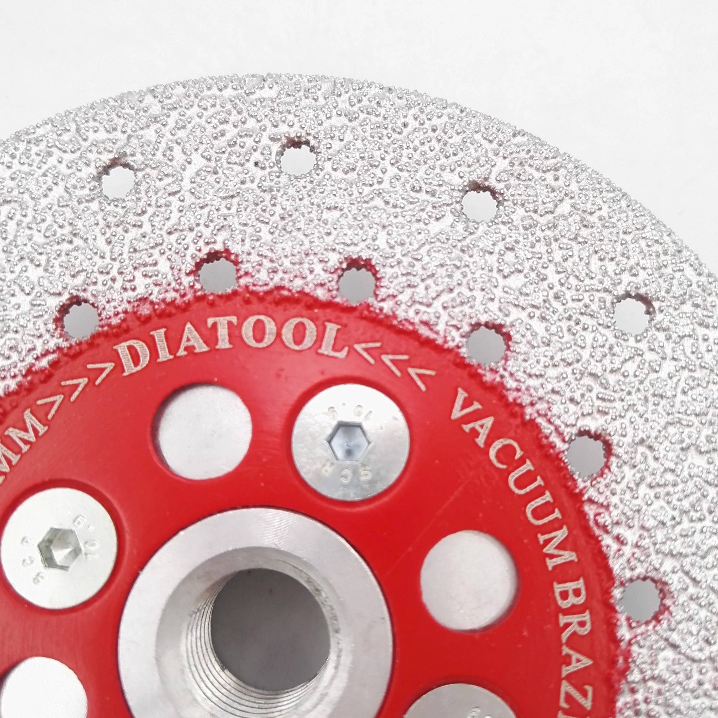 SHDIATOOL 1pc Diamond Cutting & Grinding Disc Sawblade Diamond Wheel Premium Quality M14 Thread Double Sided Vacuum Brazed