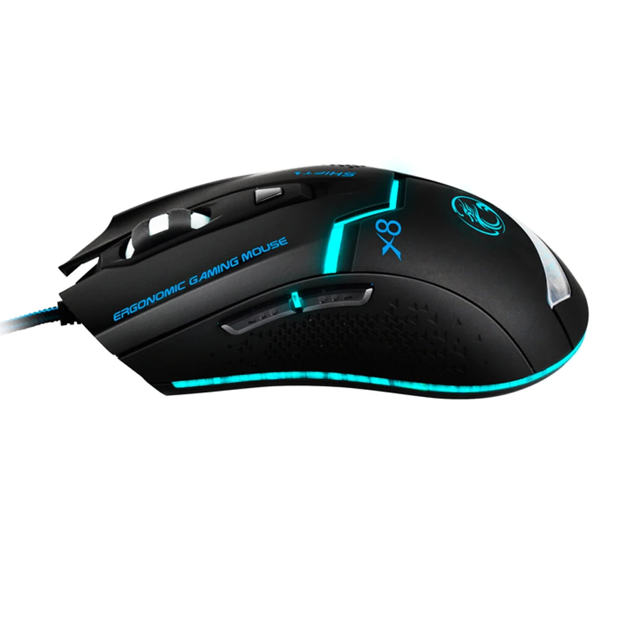  iMice X8 Wired Gaming Mouse 6 Buttons 1200/1600/2400/3200DPI Optical USB Computer Mouse Gamer for P