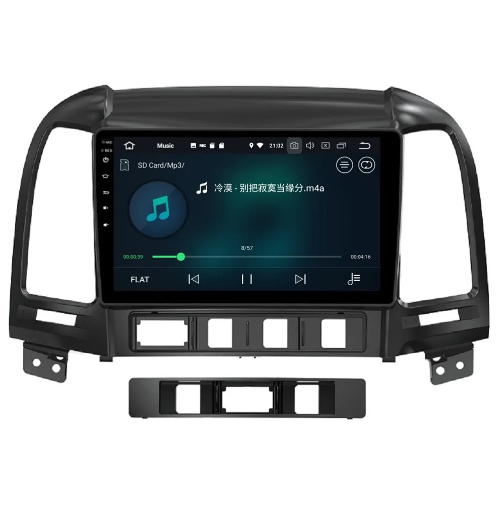 Perfect 9" Android 8.0 Car Audio Video Radio Player for Hyundai Santa Fe 2006 2007 2008 2009 2010 2011 2012 Bluetooth WIFI Mirror-link 5