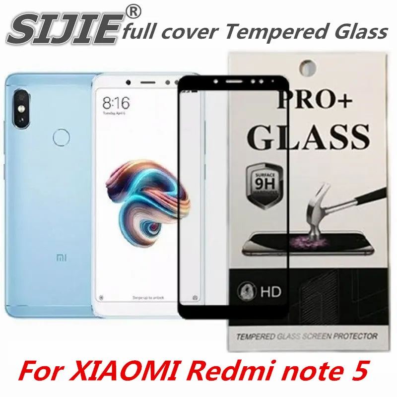 

full cover Tempered Glass For XIAOMI Redmi note 5 PRO note5 prime global 5.99 inch 6X Screen protective smartphone on toughened