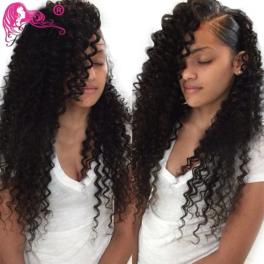 Brazilian Deep Wave 7A Brazilian Curly Virgin Hair 3 Bundles