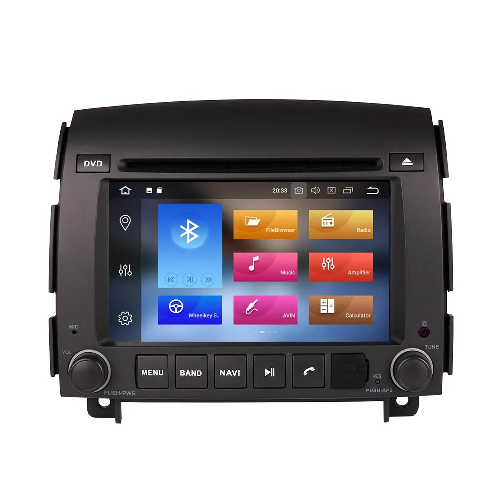 Clearance Android 9.0 8 Core 4+32GB Head Unit SatNav Navigation GPS Audio Car DVD Player Radio For HYUNDAI SONATA NF YU XIANG 2004- 2008 2