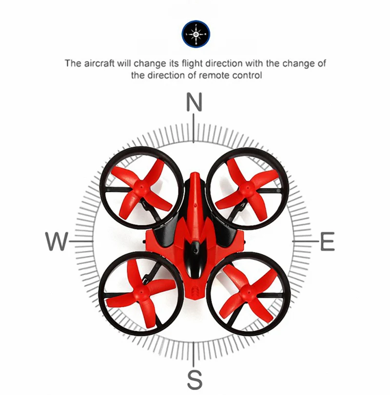 Новое Поступление Eachine E010 Мини 2.4 Г 4CH 6 Ось 3D Без Головы Функция Памяти режим RC Quadcopter RTF RC Крошечный Подарок Подарок Малыш Toys