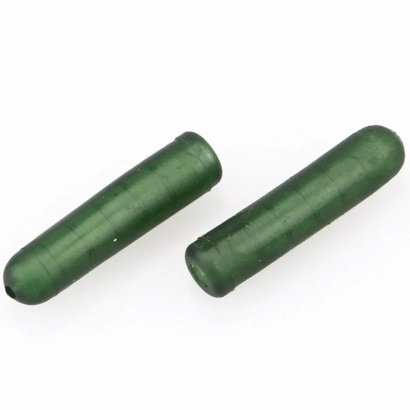 

25Pcs/Bag Carp Fishing Buffer Beads Hose Stopper Tube Fishing Clips Rig Sleeves Protector Fishing Accessories 25mmX5mm