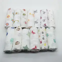 1 шт. Муслин 100% хлопок Детские пеленает мягкие новорожденных одеяла черный, белый цвет Марли младенческой wrap sleepsack swaddleme Новый