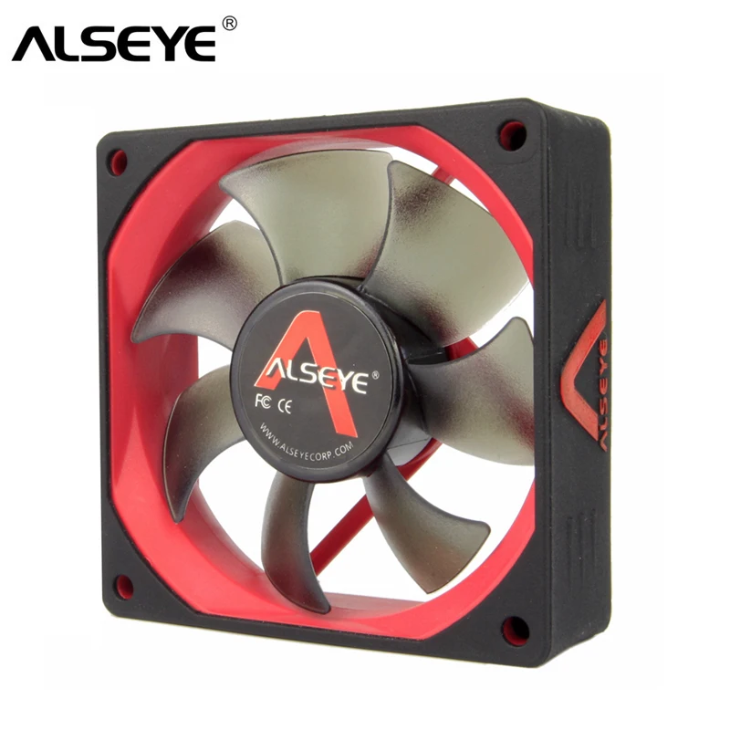 

ALSEYE 80mm Fan Cooler DC 12V 3Pin Colling Fan for Computer 2000RPM with Silicone Skin Ultra-quite
