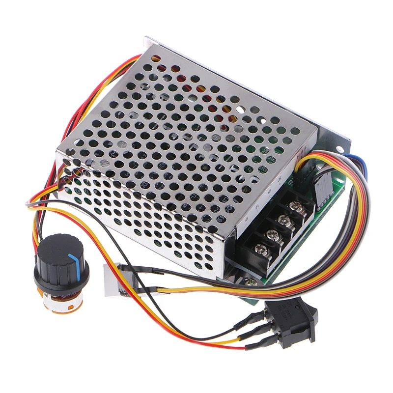 DC 10 55V 12V 24V 36V 60A PWM контроллер скорости двигателя постоянного тока CW CCW Реверсивный