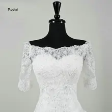 Изготовленная на заказ Свадебная Кружевная аппликация Болеро Свадебный жакет свадебное болеро Свадебная накидка Свадебные аксессуары(BOLE-1001