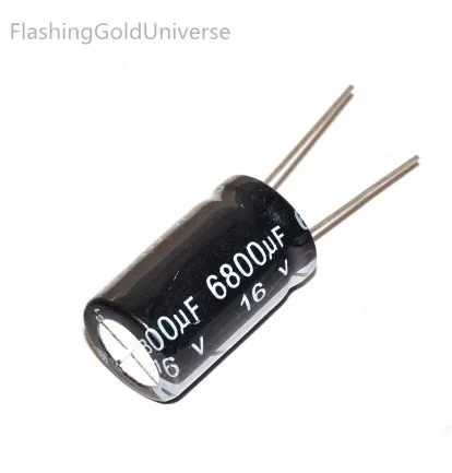 16V 6800UF Electrolytic Capacitors Size:16*25 best quality New origina | Электронные компоненты и принадлежности