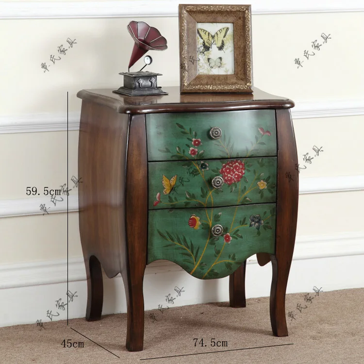 European Neo Classical Bucket Cabinets Hand Painted Gateways In