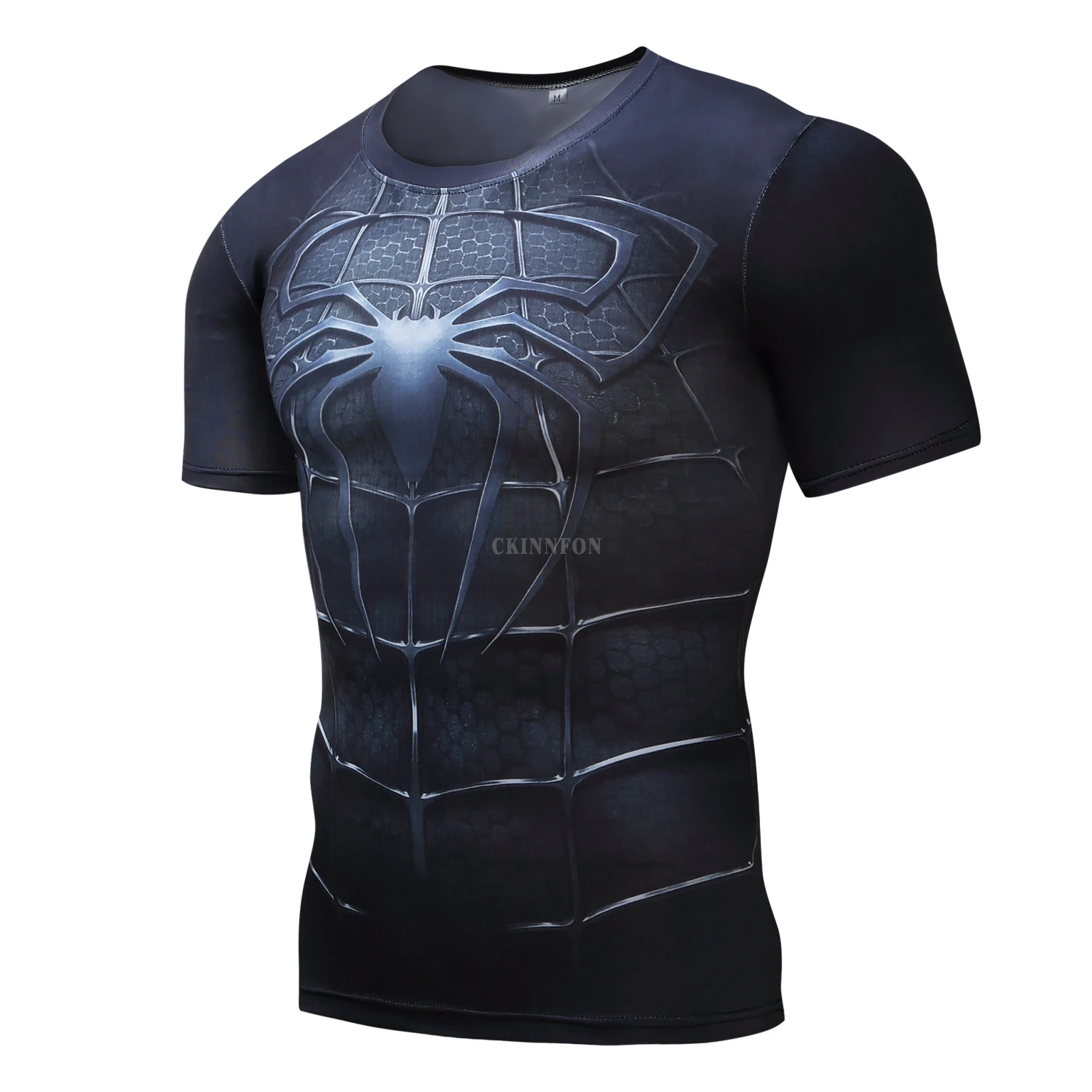 100 шт./лот Marvel с супергероем компрессионное рубашка Для мужчин Для женщин вело слои Велосипедный спорт футболка с коротким рукавом, нижнее белье