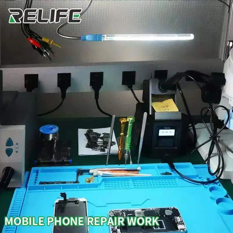 RELIFE RL-805 USB мини светодиодный светильник для ремонта настольная лампа гаджеты для power bank PC aptop notebook Android phone Auto l