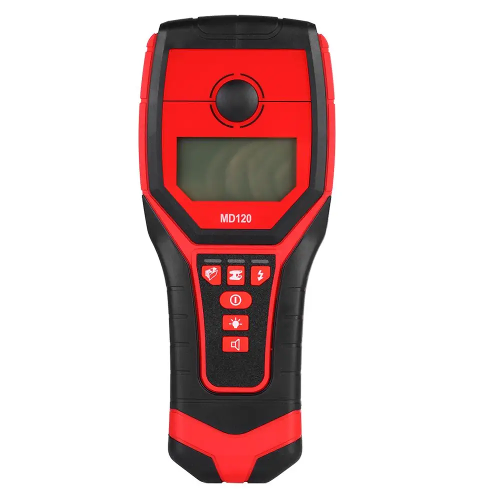 

High Qulity Multi-function MD120 Sensitive Wall Metal Detector AC Live Wire Wood Finder With LCD Display Metal Finder
