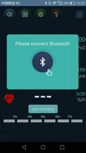 Finger Pulse Oximeter Bluetooth Finger Pulse Oximeter Bluetooth