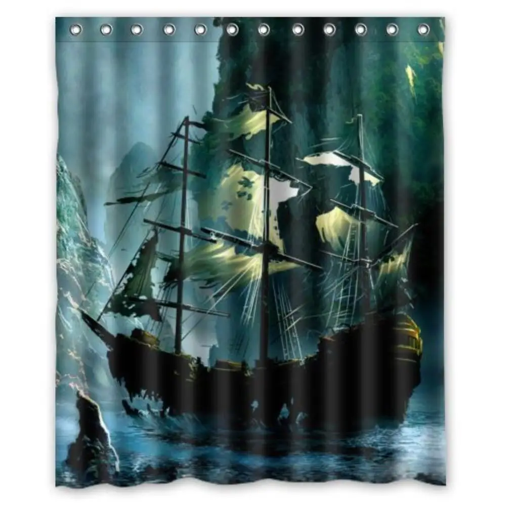 Compare Prices On Ship Shower Curtain Online Shoppingbuy Low - Special Design Cute Nautical Vintage Sailing Pirate Ship Theme Waterproofbathroom Custom Shower Curtain Bathroom Decor compare prices on ship shower curtain online shoppingbuy low - special design cute nautical vintage sailing pirate ship theme waterproofbathroom custom shower curtain bathroom decor