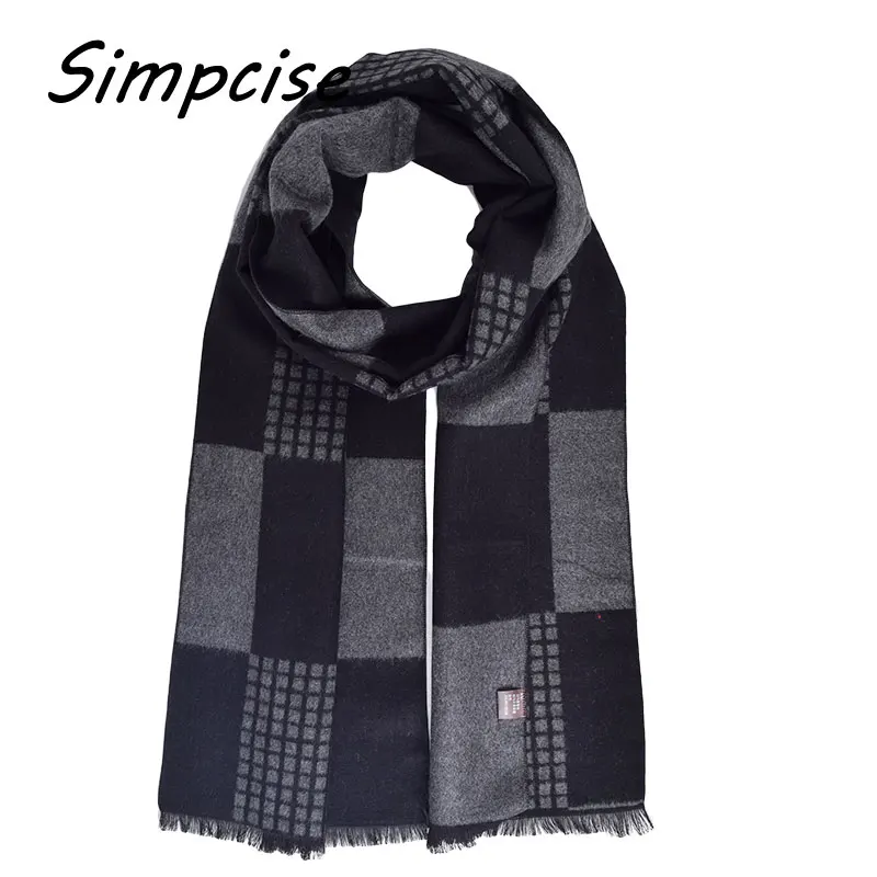 mens designer scarf Men Fashion Style Scarves 2017 New Arrival Hot Sale Windproof Warm Thick Winter Scarves Size 180cm A3A18822 hair scarf for men