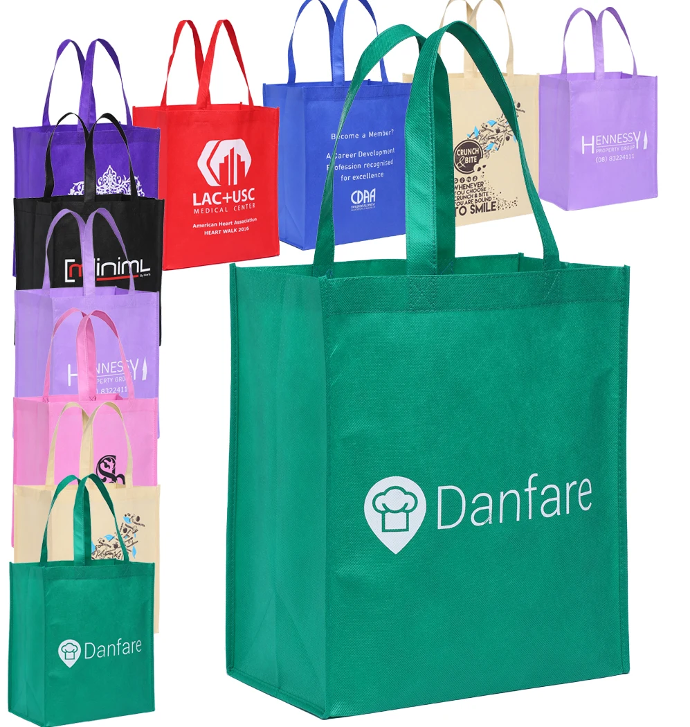 Wholesale Custom Personalized Promotional Reusable Cloth Shopping Tote Bags with Logo