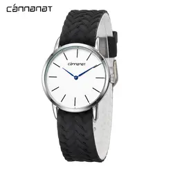 Cannanat Для женщин часы Водонепроницаемый Лидирующий бренд роскошный спортивный кварцевые часы прочный нейлоновый ремешок женские наручные