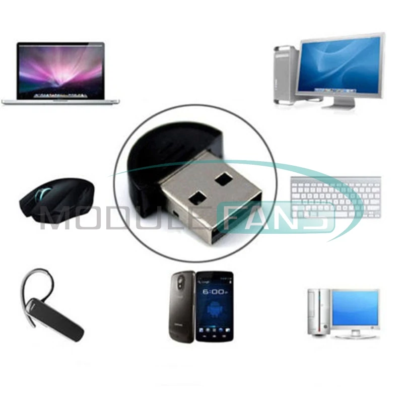 

Mini USB Bluetooth Adapter Wireless Dongle For Windows XP Win7 Laptop PC Vista