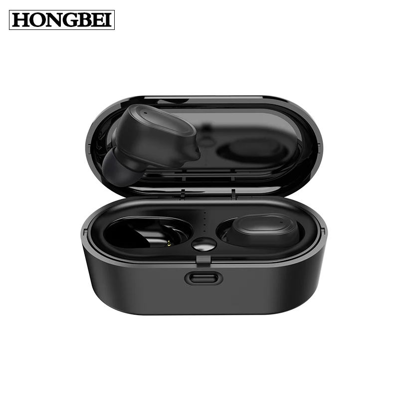 

Air2 Bluetooth Earphone in-ear Bluetooth 5.0 noise reduction headset IPX5 waterproof bilateral microphone with charging box