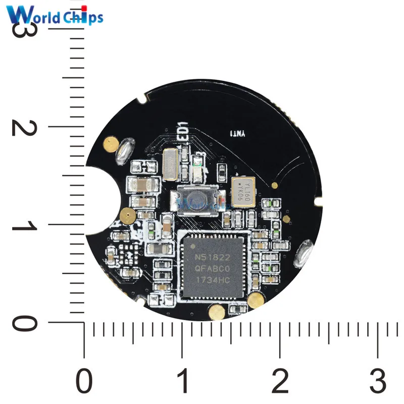 NRF51822 2 в-3,3 В Bluetooth 4,0 беспроводной модуль для базовая станция iBeacon интеллектуальная система управления маяком BLE модуль 4MA