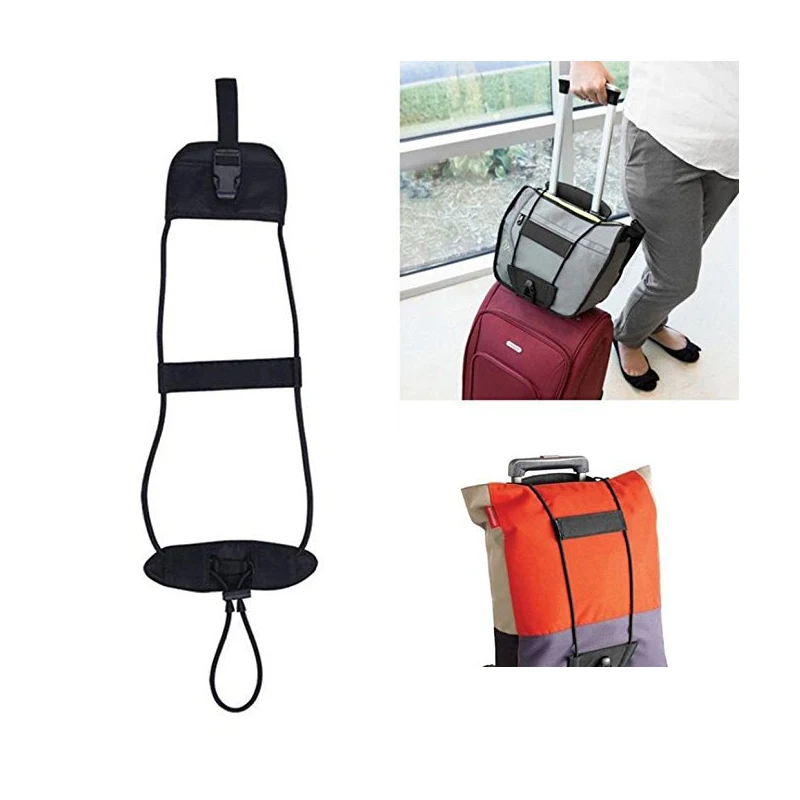 Adjustable Travel Luggage Suitcase Belt Add A Bag Strap Carry On Bungee Travel 