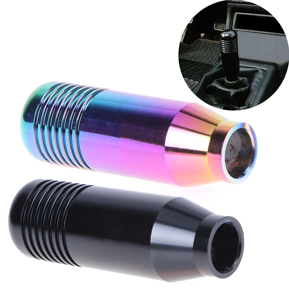 Universal Colorful And Black Aluminum Manual Transmission Gear Stick Shift Shifter Knob Auto
