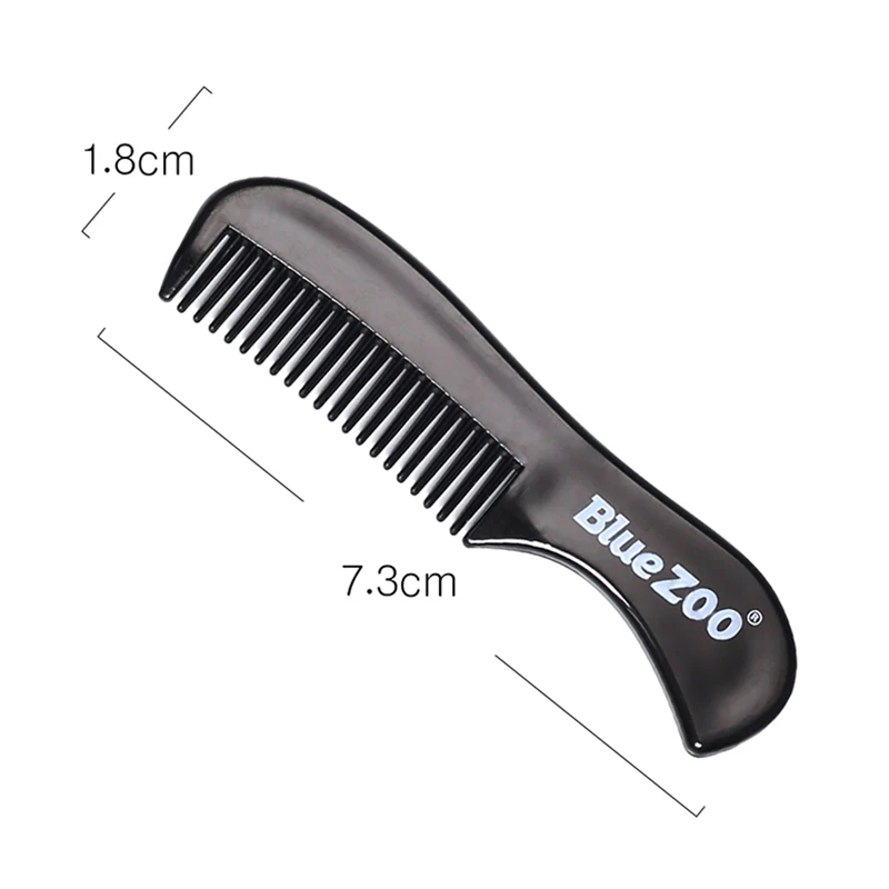 Antistatic One sided Hair Beard Mustache Comb Portable Comb Care Products Salon Styling Tool 2