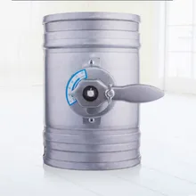 75-350 мм заслонка воздуховода из оцинкованного листа ручной клапан регулирования объема воздуха дроссельные клапаны для спиральных воздуховодов