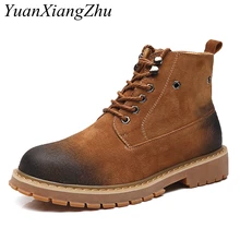 Brand Men boots Fashion Men Ankle Boots winter Men Motorcycle Boots male Oxfords Shoes Leather Martin boots zapatos de hombre