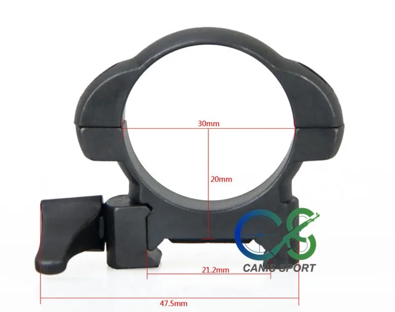 PPT Тактический прицела QD 30 мм область горе Центр высота 20 подходит 21,2 Пикатинни gs24-0162