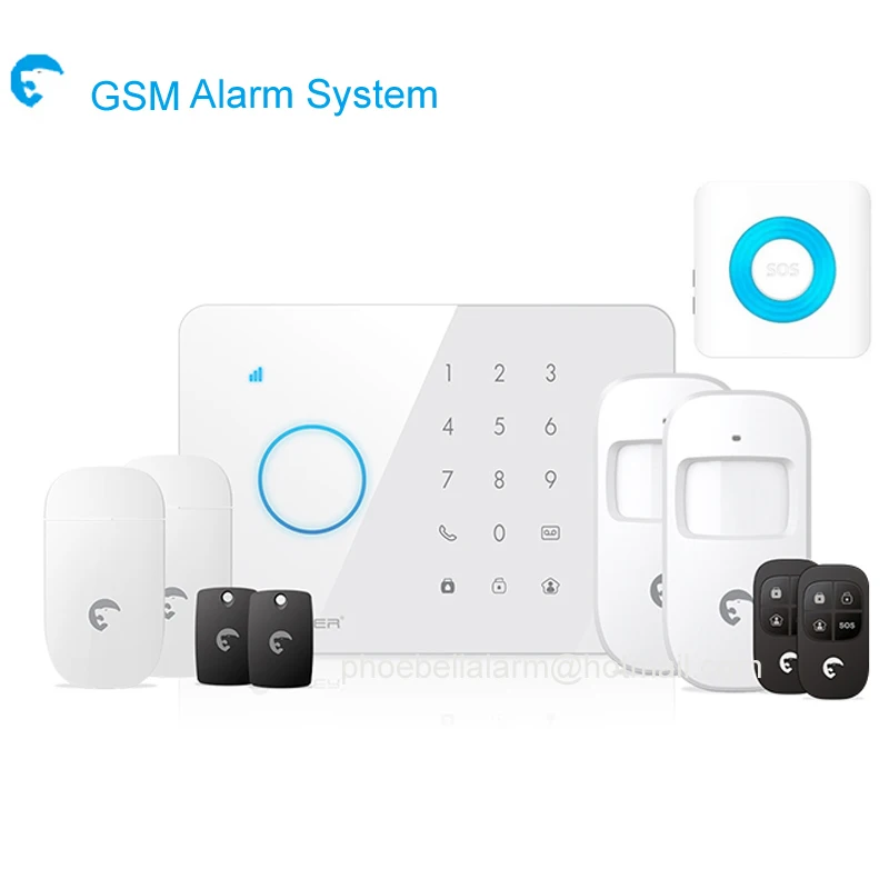 Buy Single flat high art best quality security system etiger brand alarm