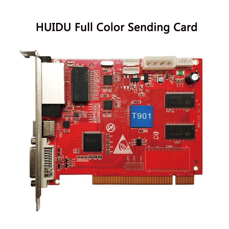 

HUIDU T901 full color led video wall sending card indoor outdoor display sender controller system