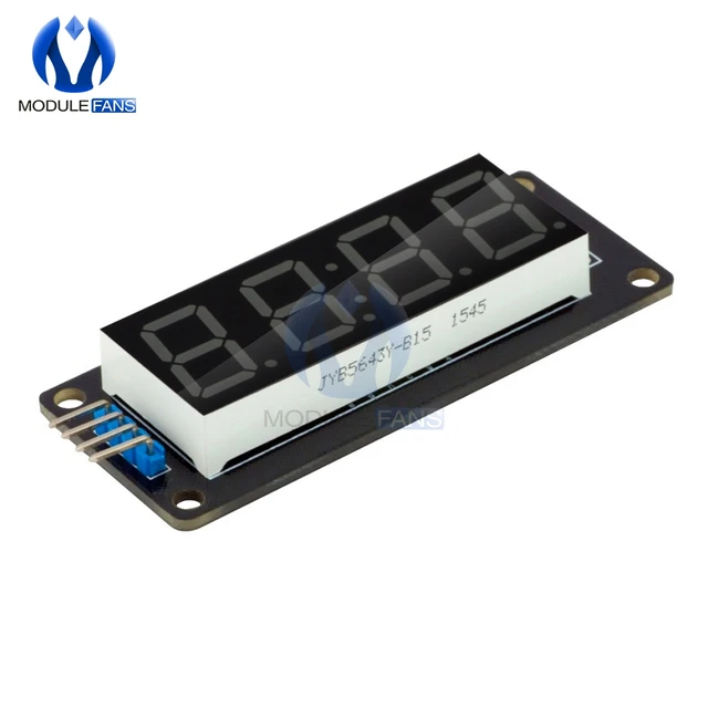 Display LED TM1637 - 8 Cifre, Luce Rossa, Plug And Play Per Progetti Elettronici - Foto 3