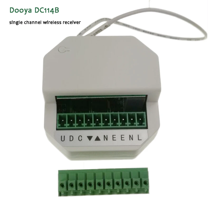 Dooya smart 433 МГц Ручной пульт дистанционного управления серии DC2700 DC2702 DC2760 одноканальный многоканальный двойной пульт дистанционного управления - Цвет: DC114B receiver