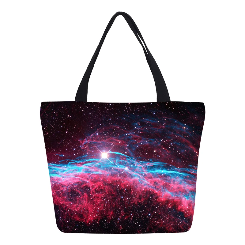 Veevanv Мода Galaxy Для женщин повесить Сумки Звездное небо Печать bookbag холст Обувь для