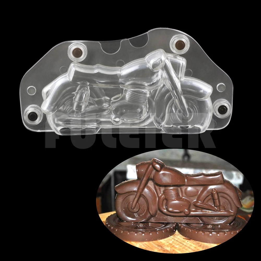 Moule A Chocolat En Forme De Moto 3d Moule En Polycarbonate Pour La Fabrication De Bonbons Au Chocolat Outils De Cuisine Moule A Gateau De Patisserie Aliexpress