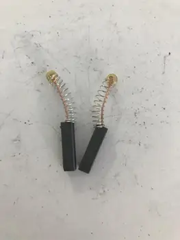 

2pcs 4x5x15mm 0.15"x0.19"x0.59" Electric Motor Graphite Carbon Brushes Springs & Wires Power Tool Car