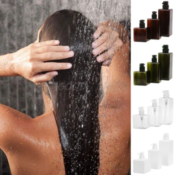 

Lotion Container Large Pump Plastic Shampoo Bottle Refillable Travel Bottle