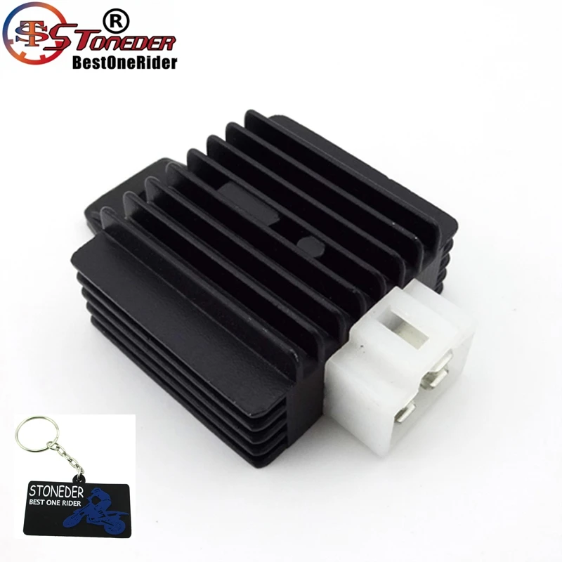 STONEDER 4 Pin Full Wave Voltage Regulator Rectifier For ATV Quad Buggy Pit Dirt Bike Motorcycle Moped Scooter 50cc 70cc 90cc 110cc 125cc 