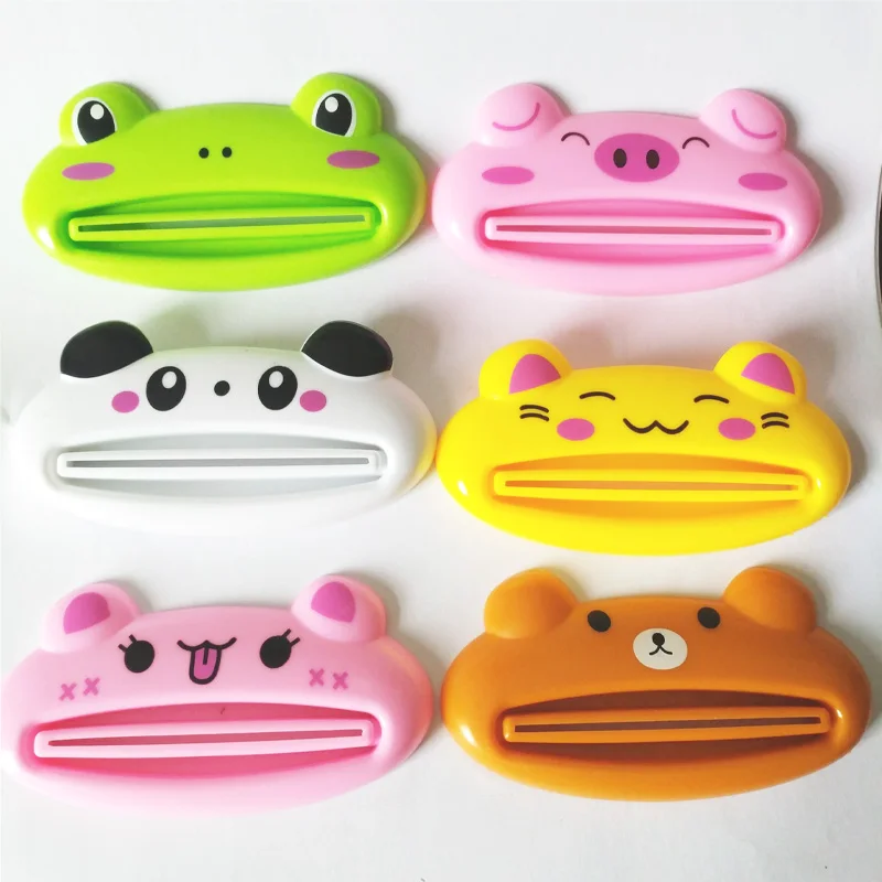 

1pcs Cute Animal multifunction squeezer / toothpaste squeezer Home Commodity Bathroom Tube Cartoon Toothpaste Dispenser