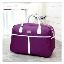 Новинка, модные женские дорожные сумки, Оксфорд, водонепроницаемые, Большая вместительная сумка для багажа, повседневные дорожные сумки, много цветов