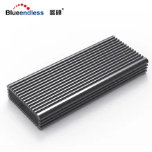 Blueendless NVME M.2 SSD กรณี Type-C ความเร็วสูง Hard Drive Enclosure การกระจายความร้อนสีดำอลูมิเนียม SSD(China)