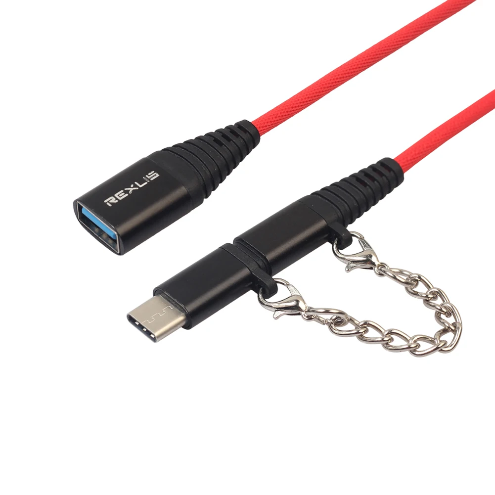 Электронный USB 2,0 Женский Универсальный Прочный type-c Micro Мужской OTG адаптер для телефона из алюминиевого сплава кабель 2в1 аксессуары для планшета