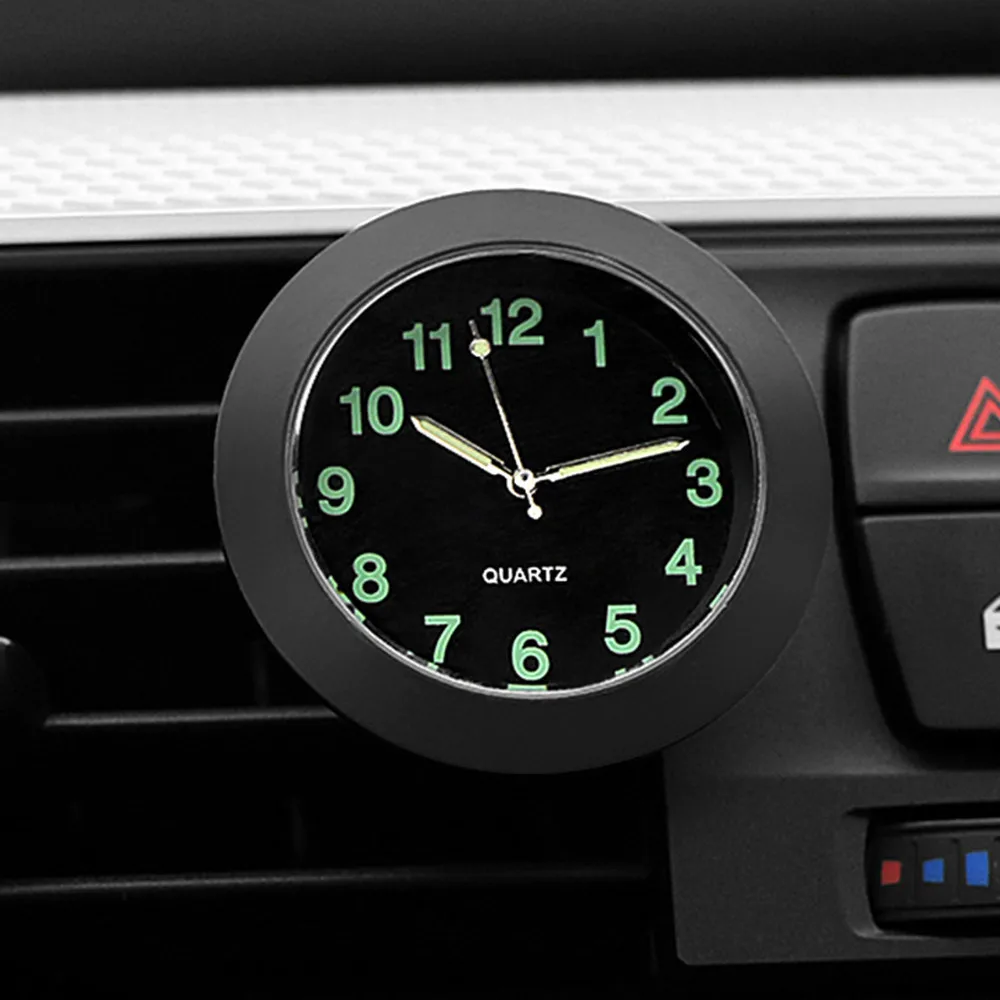 

Luminous Auto Gauge Clock Mini Car Air Vent Quartz Clock With Auto Air Automotive Electronic Watch Outlet Watch Car styling