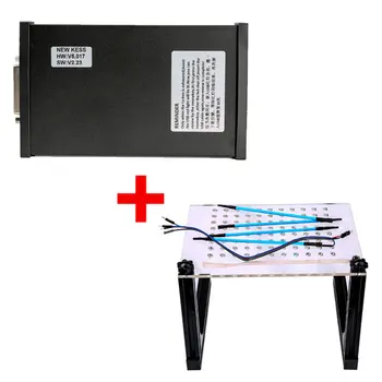 

V2.23 Kess V2 Firmware V5.017 ECU Programmer plus LED BDM Frame with 4 Probes Pens Mesh