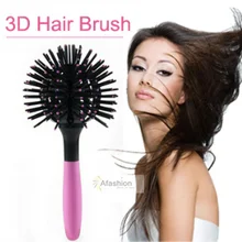 1 шт. 3D бомба волос Curl Кисточки сферические бигуди Инструменты для укладки человека Detangling Escova де Cabelo клубок уход гребень