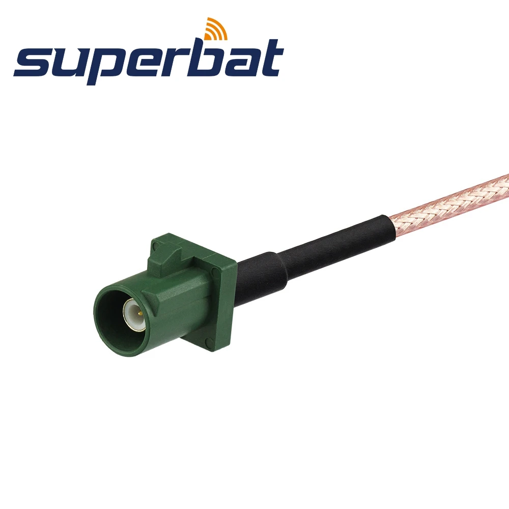 Удлинительный кабель Superbat SIRIUS RG316 FAKRA разъем E под прямым углом для подключения 6 м