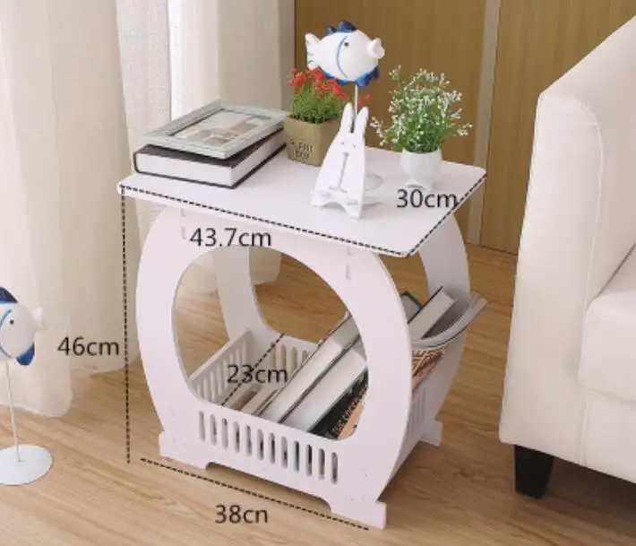 44*30CM Living Room Coffee Table Balcony Tea Table Modern Bedside Table Sofa Side Table 44*30CM Living Room Coffee Table Balcony Tea Table Modern Bedside Table Sofa Side Table
